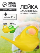 Лейка, 1 л, без рассеивателя, «Малютка», МИКС - Фото 1