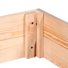 Песочница детская деревянная, без крышки, 100 × 100 × 20 см, без покраски, сосна, Greengo - Фото 7