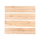 Песочница детская деревянная, без крышки, 100 × 100 × 20 см, без покраски, сосна, Greengo - Фото 10