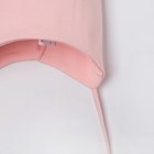 Шапка для девочки, цвет пудра, размер 46-50 - Фото 2