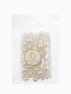 Браслет жемчуг "Зима" сплошной узор, цвет молочный, d=8 см - фото 809437562