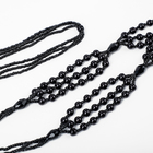 Бусы «Роскошный жемчуг» кисточка, d=1, цвет чёрный, 80см - Фото 2