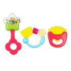 Погремушки Крошка Я «Сладости», от 3 мес., набор 3 шт. - Фото 3