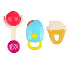 Погремушки «Сладости», от 3 мес., 3 шт. - Фото 2