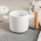 Набор керамический чайный на деревянной подставке «Эстет», 5 предметов: чайник с ситом 600 мл, 4 кружки 200 мл, 10,5×7×6,5 см - Фото 3