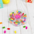 Шнуровка длинные бусинки в пластиковой коробочке, МИКС, 43 шт.:1 × 0,5 см - Фото 1