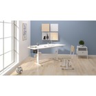 Комплект растущая парта-трансформер Polini kids City D2 с боковой приставкой, 140 × 55 см, белый - Фото 3