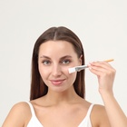 Кисть для масок, 17 (+/- 1) см, цвет коричневый/белый - Фото 3