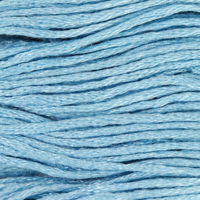 Нитки мулине, 8 ± 1 м, цвет светло-голубой №519 - Фото 1