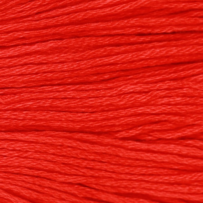 Нитки мулине, 8 ± 1 м, цвет красный №606