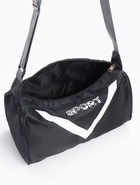 Сумка спортивная на молнии, боковой карман/сетка, регулируемый ремень, маленький размер, чёрная - Фото 8