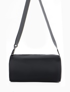 Сумка спортивная на молнии, боковой карман/сетка, регулируемый ремень, маленький размер, тёмно-синяя - Фото 6