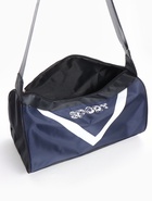 Сумка спортивная на молнии, боковой карман/сетка, регулируемый ремень, маленький размер, тёмно-синяя - Фото 3