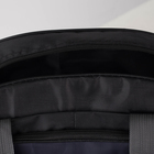 Сумка спортивная, отдел на молнии, наружный карман, длинный ремень, цвет чёрный/синий - Фото 4