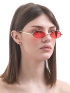 Очки солнцезащитные OneSun, uv 400, дужка 15.5 см, ширина 14 см, 3×5.5 см, красные - Фото 7