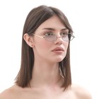 Очки солнцезащитные OneSun, uv 400, дужка 15 см, ширина 14.5 см, линза 3×5.5 см, голубые - Фото 2