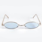 Очки солнцезащитные OneSun, uv 400, дужка 15 см, ширина 14.5 см, линза 3×5.5 см, голубые - Фото 3