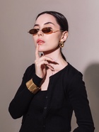 Очки солнцезащитные OneSun, uv 400, дужка 15.5 см, ширина 14.5 см, 3×5.5 см, коричневые 4703615 - фото 16071495