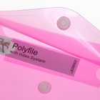 Папка-конверт на кнопке, А5, 180 мкм, вертикальная, рифлёная, с кармашком, МИКС  (артикул 4775272)  большой выбор товаров оптом и в розницу по низким ценам с доставкой