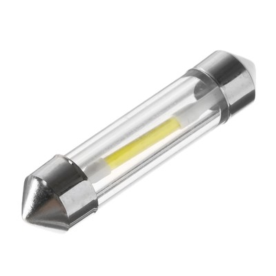 Автомобильная лампа CARTAGE, C5W, 12 В, 2 СОВ, 39 мм, 2.5 Вт, белый свет, светодиодная