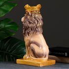 Копилка "Лев с короной" цветной,19х14х35см - фото 9917003
