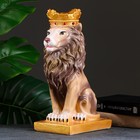 Копилка "Лев с короной" цветной,19х14х35см - Фото 5