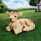 Садовая фигура "Козленок лежащий" 19х30см - фото 21041278