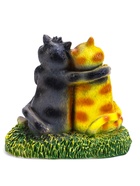 Садовая фигура из полистоуна «Кошки влюблённые. Всё будет хорошо», 23×15×23 см - Фото 7