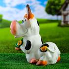 Садовая фигура "Корова с цветами" 30х34см - Фото 2