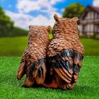 Садовая фигура "Совы семья" 14*20*22 см коричневые - Фото 3