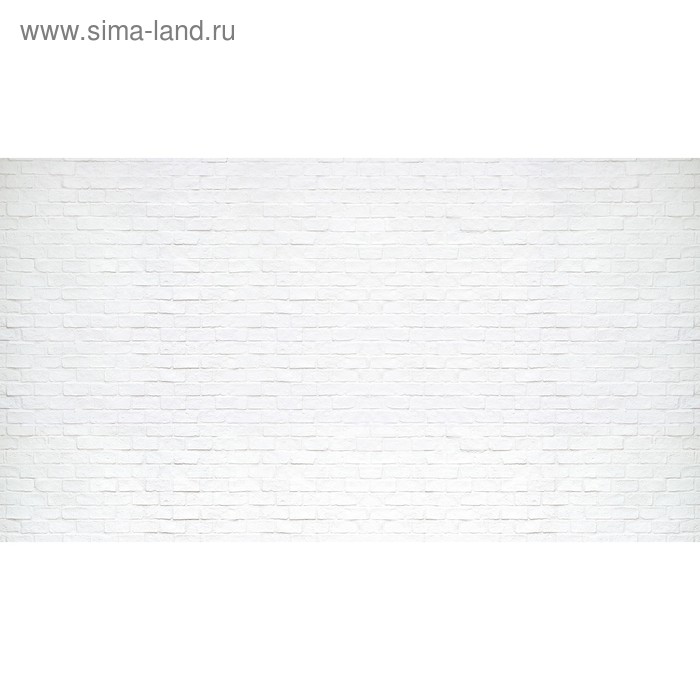 Фотобаннер, 300 × 200 см, с фотопечатью, люверсы шаг 1 м, «Белый кирпич», Greengo - Фото 1