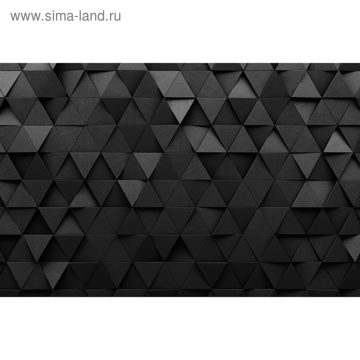 Фотобаннер, 300 × 200 см, с фотопечатью, люверсы шаг 1 м, «Чёрные треугольники» - Фото 1