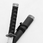 Макет оружия «Сувенирные катаны на подставке 2в1. Рептилия», подарочный набор, ножны кожзам, чёрный 47 см; 70 см - Фото 4