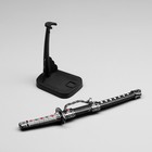 Макет оружия «Сувенирная катана на подставке», чёрные ножны с красными ромбами, 20 см - Фото 2