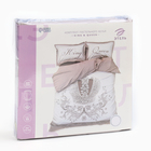 Постельное бельё евро «Этель» King&Queen, мако-сатин - Фото 11