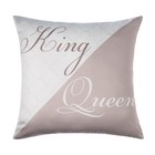 Постельное бельё евро «Этель» King&Queen, мако-сатин - Фото 8