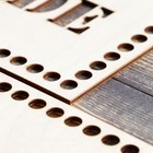 Набор заготовок для вязания "Квадрат, Hand made", донышко фанера (2 в 1), 20×20 см, d=9мм - Фото 2