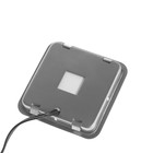 Набор сверхплоских врезных светильников 6 шт, IP66, 0.5 Вт/шт, 12 В, БЕЛЫЕ, форма квадр - Фото 3