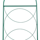 Шпалера, 130 × 34 × 1 см, металл, зелёная, «Кружок» - Фото 2