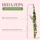 Шпалера, 170×34×1 см, металл, зелёная, «Буби» - Фото 1