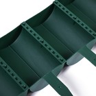 Ограждение декоративное, 24×100 см, 10 секций, пластик, зелёное, «Брёвнышко» - Фото 9