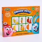 Умное лото «Изучаем фрукты, овощи и предметы», собери целое, СМЕШАРИКИ - фото 804263117