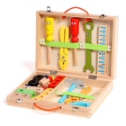 Игровой набор «Набор плотника и конструктор в чемоданчике» 7×30×23 см, 33 элемента - Фото 3