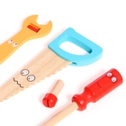 Игровой набор «Набор плотника и конструктор в чемоданчике» 7×30×23 см, 33 элемента - Фото 5