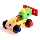 Игровой набор «Набор плотника и конструктор в чемоданчике» 7×30×23 см, 33 элемента - Фото 7