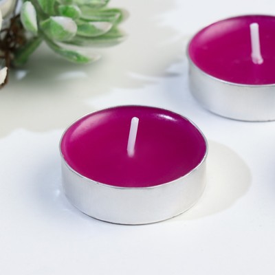 Набор свечей ароматических чайных «Горная лаванда», в подарочной коробке, 6 шт.