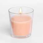 Свеча в гладком стакане ароматизированная "Корица", 8,5 см - фото 7279562