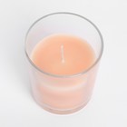 Свеча в гладком стакане ароматизированная "Корица", 8,5 см - Фото 3