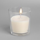 Свеча в гладком стакане ароматизированная "Ландыш", 8,5 см - фото 9857494