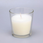 Свеча в гладком стакане ароматизированная "Французская ваниль", 8,5 см - Фото 2